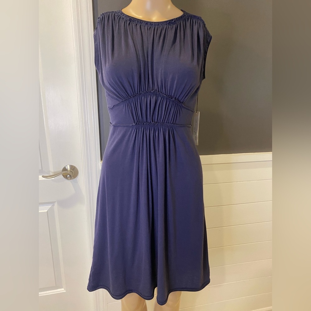 Susana Monaco Navy Blue Midi Dress